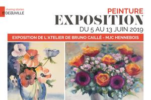 photo Exposition peinture MJC Hennebois - Bruno Caillé