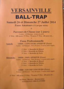 Ball-trap à Versainville