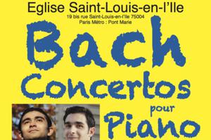 BACH Concertos pour piano