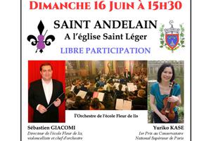 photo Concert orchestre à cordes à St Andelain
