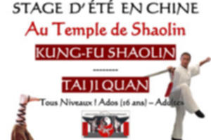 photo Stage de Taï Ji Quan et Kung Fu Shaolin en Chine