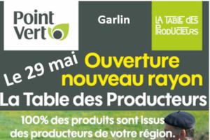 Ouverture de la Table des Producteurs au Point Vert de Garlin