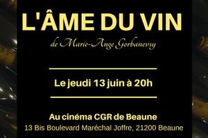 Avant-première de l'Âme du Vin de Marie-Ange Gorbanevsky 