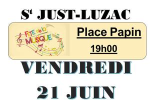 photo Concert Fête de la musique St Just Luzac Pl Papin 19h00