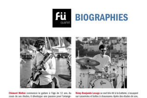 photo le FÜ QUARTET en concert à Belle Ile (GRATUIT) le 7 juillet à 20h