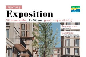 Exposition peinture Philippe Ecot et Cachelou