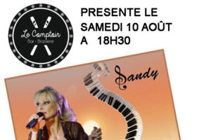 Le comptoir présente: Concert avec Sandy (répertoire pop,rock, soul music)