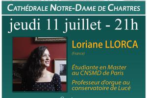 Concert d'orgue - Loriane LLORCA - Soirée Estivale 2019