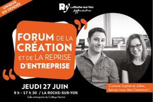 Forum de la création et de la reprise d’entreprise Vendée