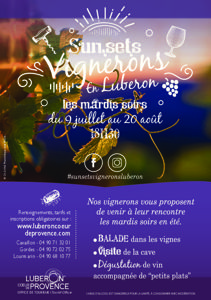 Sunsets vignerons en Luberon Coeur de Provence