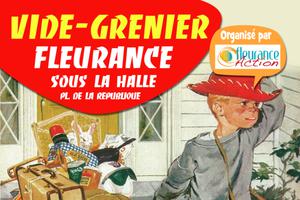 Vide-greniers à Fleurance (Association Fleurance'Action)