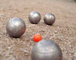 Concours de pétanque à Chalon-sur-Saône