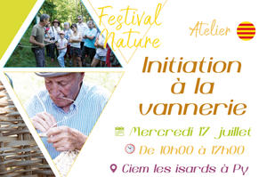 photo Atelier d'initiation à la vannenie le 17 juillet de 10h00 à 17h00 à Py