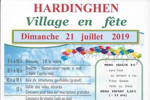 photo HARDINGHEN  VILLAGE  EN  FETE