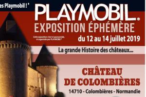 Exposition de Playmobil au château de Colombières près de Bayeux