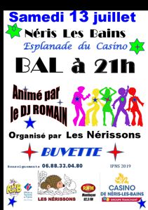 BAL 13 JUILLET A NERIS LES BAINS