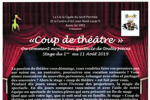 Coup de théâtre, stage de théâtre