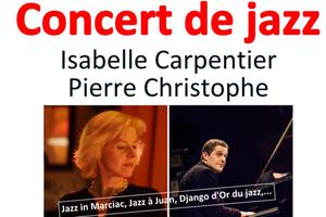 Concert de Jazz : Isabelle Carpentier, Pierre Christophe