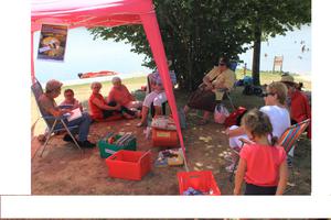 ateliers et lecture au lac du tolerme