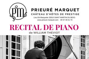 photo Récital de musique classique avec le pianiste virtuose William THEVIOT