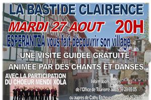 visite guidée gratuite de La Bastide Clairence