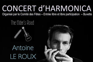 L’harmoniciste Antoine LE ROUX en concert