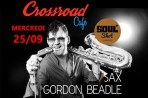 photo Sax Gordon au Crossroad Café !