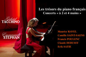 photo Les résors du piano français à 2 et à 4 mains