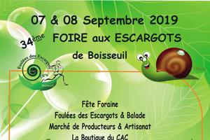 photo FOIRE ET FOULÉES DES ESCARGOTS 2019