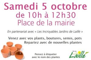 Troc'plante à Laillé le 5 octobre 2019