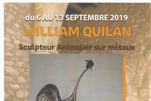 William Quilan Sculptures du 6 au 13/9, Vernissage le 7 à 18.00h