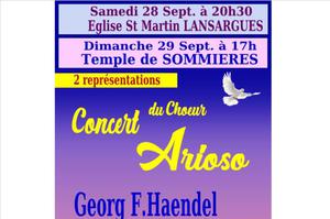 photo concert du choeur ARIOSO