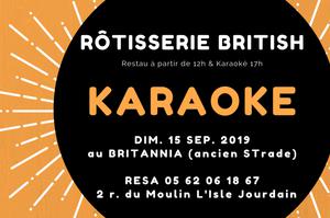 Karaoké et Rôtisserie British