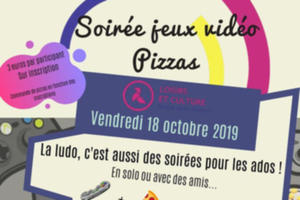 photo Soirée jeux vidéo pizza