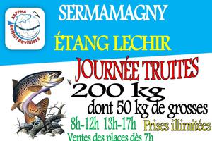 JOURNÉE TRUITES 20 OCTOBRE 2019 ÉTANG LECHIR SERMAMAGNY