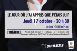 [CULTURàCREST] Le jour où j'ai appris que j'étais juif - Jean-François DEREC