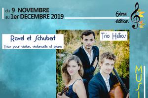 6èmes Musicales d'Automne en Haute Bièvre «Trio Hélios »