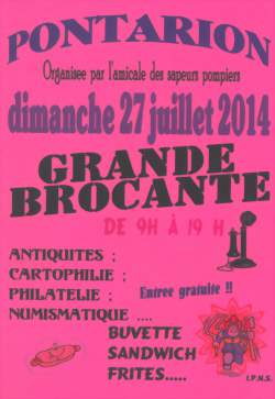 Grande brocante des Pompiers