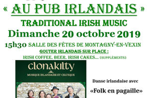 Au pub IRLANDAIS (musique et danse)