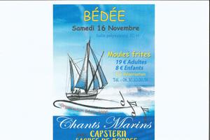 Soirée Chants marins le samedi 16 novembre à Bédée.