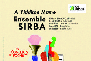 Concert de Poche : Ensemble SIRBA, violon, clarinette, contrebasse, cymbalum, piano