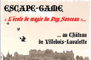 Escape game au château de Villebois-Lavalette