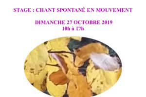 Stage de chant spontané en mouvement