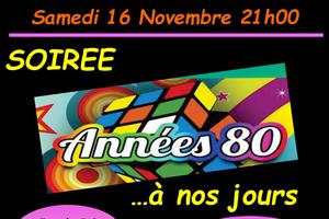 Soirée Années 80 à nos jours