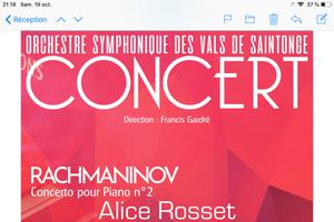 Concert de l orchestre symphonique des vals de saintonge