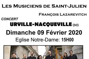 CONCERT  François Lazarevitch     Les Musiciens de Saint-Julien