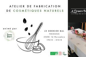 ATELIER FABRICATION COSMÉTIQUES NATURELS ET BIO