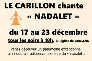Le carillon chante NADALET à GAULENE (81340)