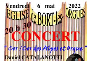 concert  cor d'harmonie -cor des alpes et orgue