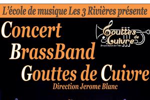 Concert du Brass Band de l'Ain Gouttes de Cuivre